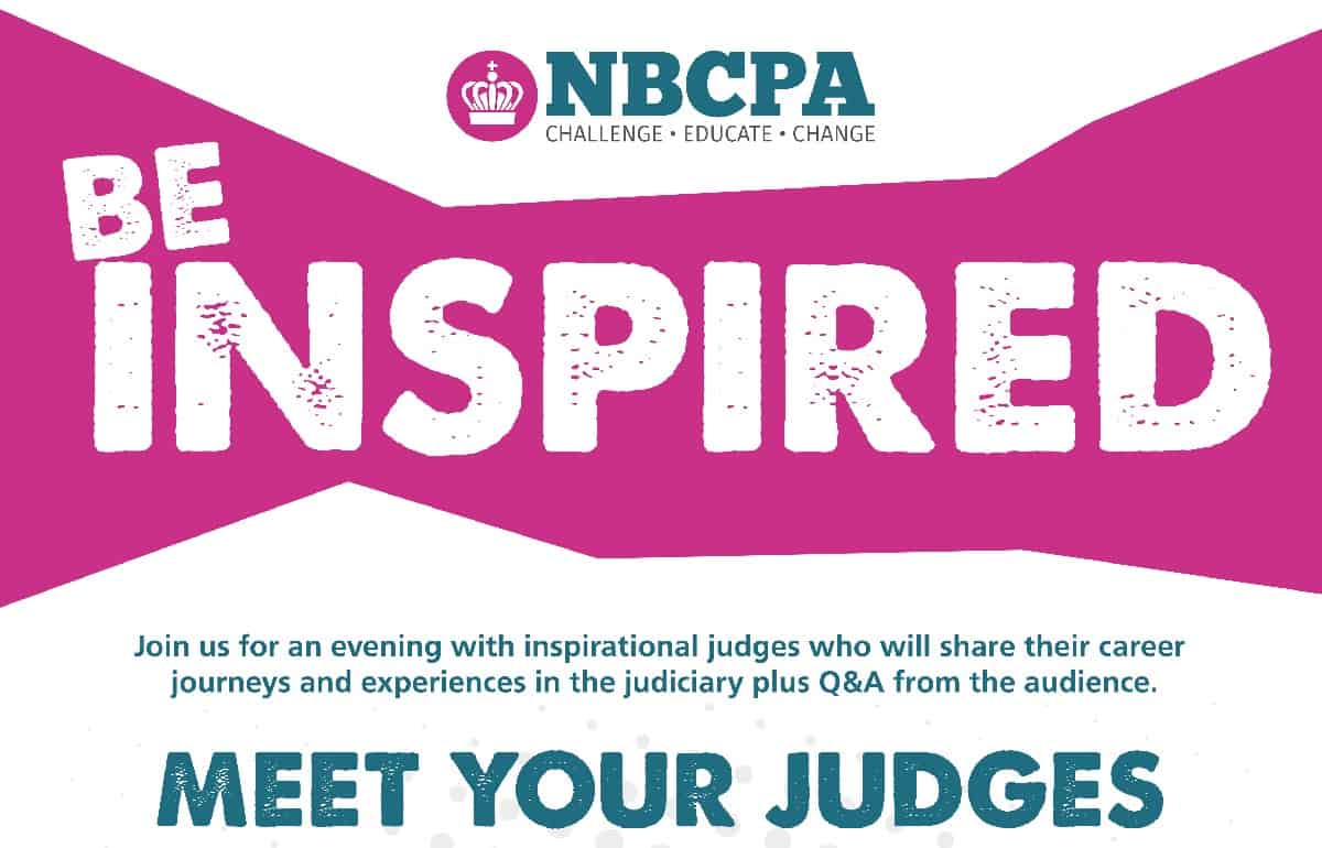 Meet your judges event - NBCPA